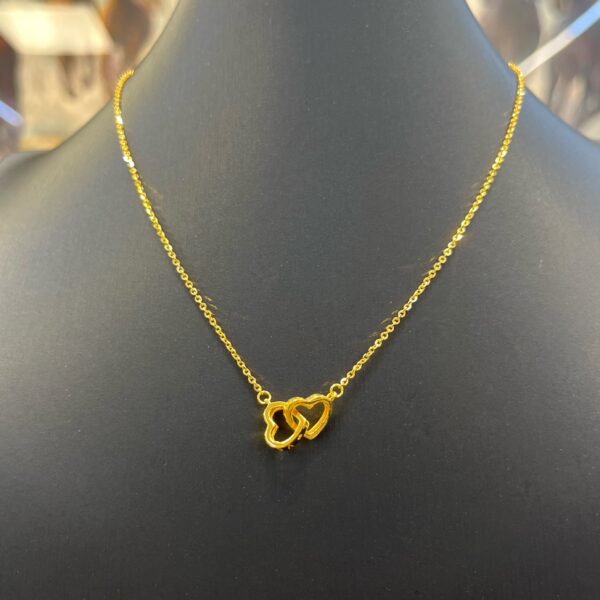 金銀匯 | 心心相惜套鍊 | 金包銀套鍊 | 女生金包銀項鍊