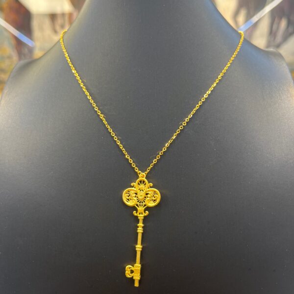 金銀匯 | 心之鎖鑰套鍊 | 金包銀套鍊 | 女生金包銀項鍊